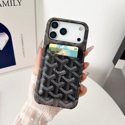 Luxury GY iPhone Wallet Case with MagSafe & Card Holder