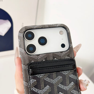 Luxury GY iPhone Wallet Case with MagSafe & Card Holder