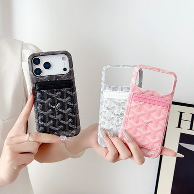 Luxury GY iPhone Wallet Case with MagSafe & Card Holder