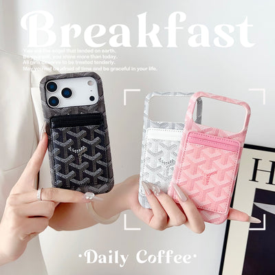 Luxury GY iPhone Wallet Case with MagSafe & Card Holder