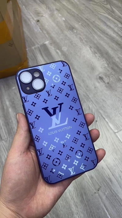 LV Tempered Glass iPhone Case with Lens Protection