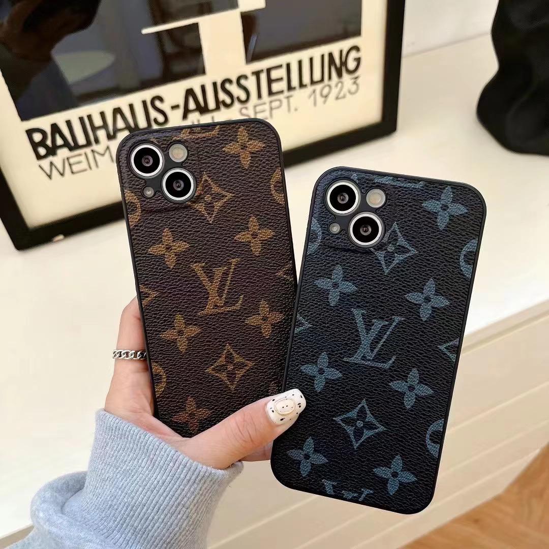 Protective iPhone case with iconic Louis Vuitton Monogram design