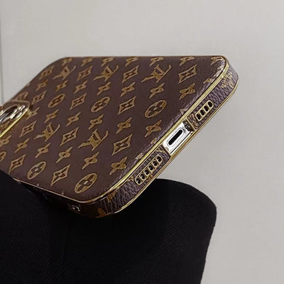 Premium LV Monogram iPhone Case - Stylish Protection