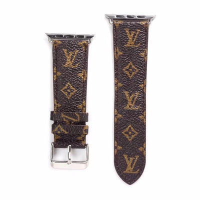 Designer Louis Vuitton monogram Apple Watch accessory