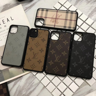 Elegant LV Supreme Burberry iPhone Case with premium craftsmanship