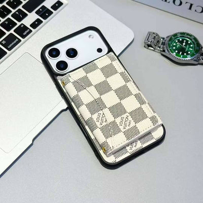 Luxury LV & GG Wallet iPhone Case with Card Holder