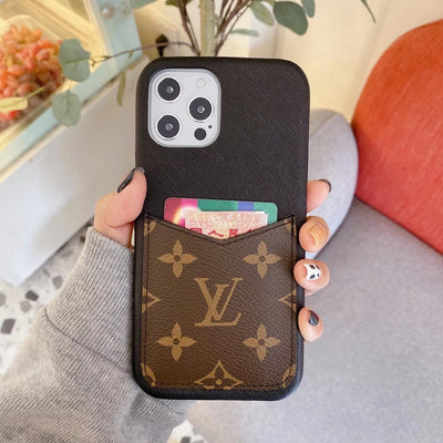 Fashionable Tech: Luis Vuitton & Dior iPhone Protector with Card Pocket